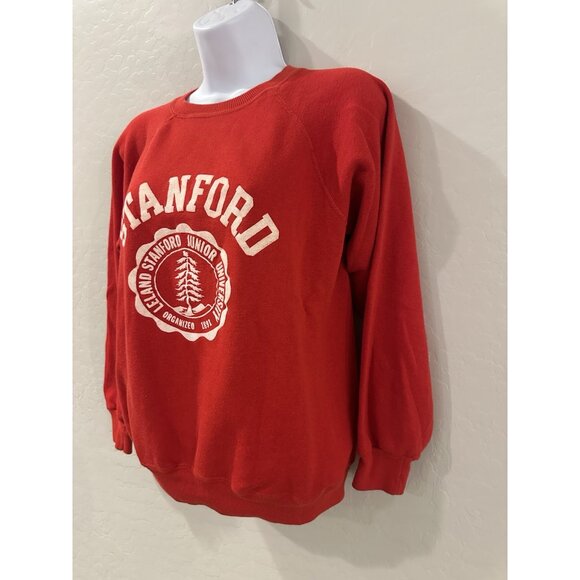 Vintage Collegiate Pacific 70s Stanford Crewneck Sweatshirt Measures Small - Picture 2 of 6